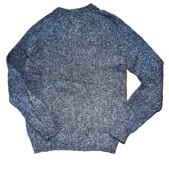 Fossil Woman's Gray Wool Blend Long Sleeve Sweater Large - Picture 3 of 5